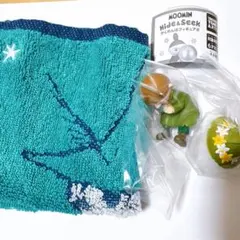 【早い者勝ち】スナフキン かくれんぼフィギュア ムーミン フィギュア タオル