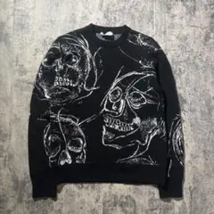 Alexander McQUEEN スカルニット ウール ブラック ジャガード - メルカリ