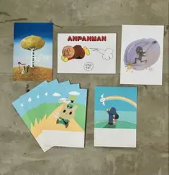 やなせたかし　ポストカードセット5種9枚（アンパンマン　ふみの日）