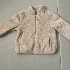 UNIQLO ベージュ フリースジャケット 90cm