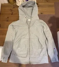 単色タグチャンピオン　リバースウィーブ　ジップフーディーUSA製　金タグアメ製