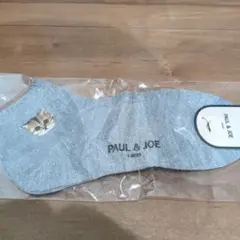 PAUL & JOE 猫刺繍 ラメソックス 23-25cmのサムネイル