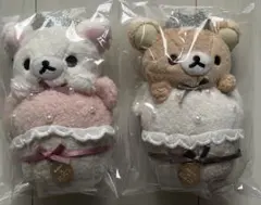 新品リラックマ友の会　メゾンドフルール　てのりぬいぐるみセット　ベビーあかちゃん 新品リラックマ友の会 メゾンドフルール てのりぬいぐるみセット