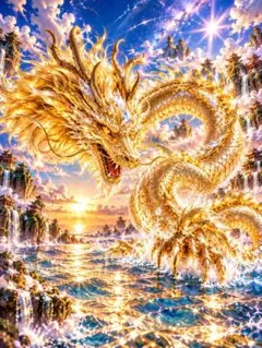 オリジナルデジタルアートプリントポスターA４カードで発送致します