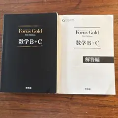 フォーカスゴールドB+C テキスト解答セット