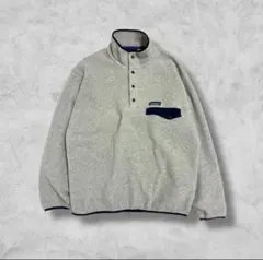patagonia スナップT オートミール M シンチラ フリース パタゴニア