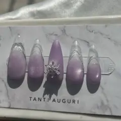 ネイルチップ　ハンドメイド　ワンホン　韓国系