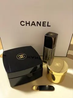 シャネル サブリマージュ等 空き容器 3個＋ 新品未使用のシャネルスパチュラ1本