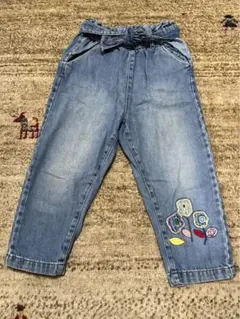 NEXT ネクスト花刺繍デニムパンツ3-4歳用