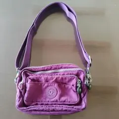 KIPLING キプリング ショルダーバッグ パープルのサムネイル
