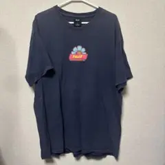 HUF ネイビー Tシャツ XL