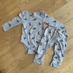 Baby GAP 恐竜ロンパース、パンツセット 12-18month 80cm