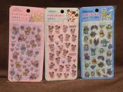 ディズニープリンセス・ミッキー・モンスターズインク ぷくぷくシール 3店セット