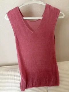 CADUNE ベロアノースリニットのサムネイル