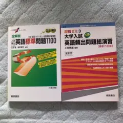 全解説 入試英語標準問題1100 大学入試 英語頻出問題演習 2点セット