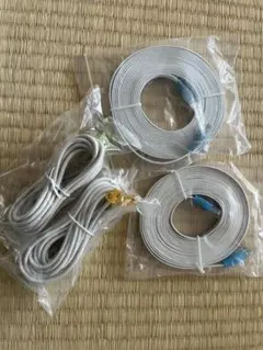ホワイトLANケーブル 3本セット RJ45