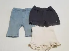 petit main 半ズボン 3点セット 80