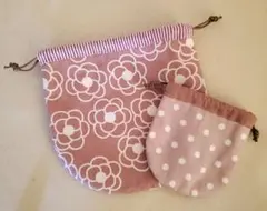 まん丸巾着袋2点セット