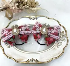 No.616♡セール♡ヘアゴム♡リボン♡ハンドメイド♡再販なし♡