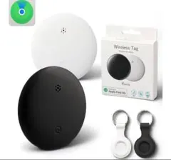 エアタグ iosスマート タグ gps紛失防止 2色セット