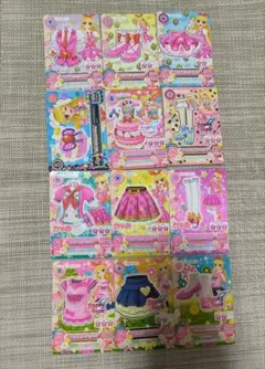 第1弾 ピンクステージコーデ含む アイカツカード 12枚セット