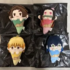 鬼滅の刃 アイスたぴぬいvol.1 かまぼこ隊 炭治郎 禰豆子 善逸 伊之助