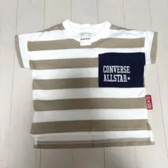 美品 コンバース CONVERSE ベビー服 ストライプ Tシャツ 80cm