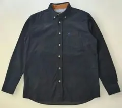 KANGOL EXTRA CONFORTコーデュロイボタンダウンシャツMネイビー