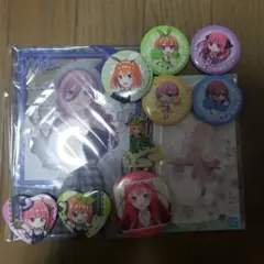 五等分の花嫁 アクリルスタンド 缶バッジ