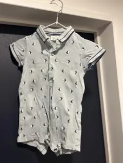 next baby ポロシャツ ロンパース 6-9ヶ月 水色orグレー