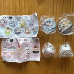 ちいかわ×くら寿司　缶バッチ2個　フィギュア個