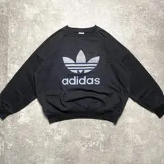 【80s adidasトレーナー ボックスシルエット トレフォイル カナダ製】