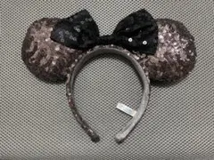 ミニーマウス耳カチューシャ スパンコール