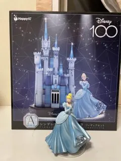 シンデレラ城&シンデレラフィギュアセット Happyくじ ディズニー100 A