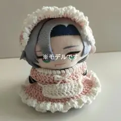 にじぱぺ用★メイド服(ピンクラメ)