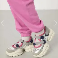 RODEO CROWNS WIDE BOWL 厚底スニーカー シルバーのサムネイル