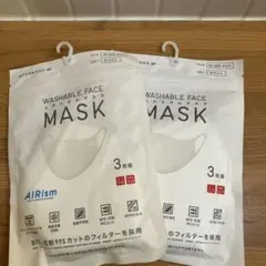 UNIQLO AIrism マスク ちいさめ Mサイズ 3枚入2個セット
