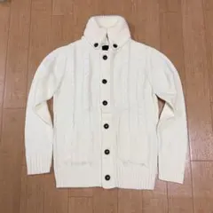 【新品未使用】ニットカーディガン アイボリー L