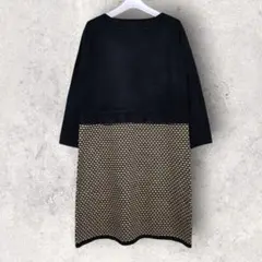 Part2 by ジュンコシマダ バイカラーニットワンピース