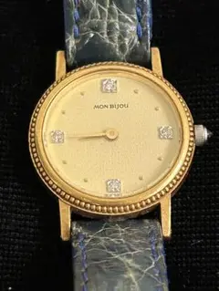 【ヴィンテージ】ORIENT MON BIJOU 18K レディース 時計　B9