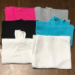 【ユニクロ他】無地のタンクトップ6点セット/Sサイズ相当