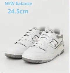 NEW BALANCE BB550PWA 白 グレー　24.5cm❣️