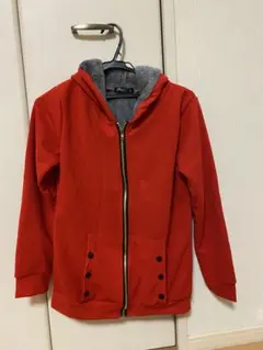 パーカー　赤　Mサイズ　レディース