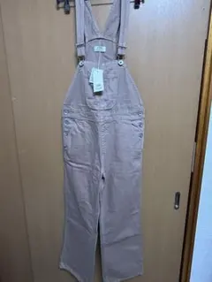 オーバーオール ベージュ レディース