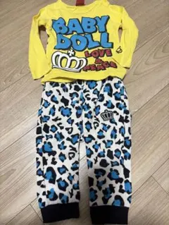 ベビードール　80サイズ　ロンT 長ズボン　2点セット