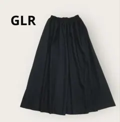 グレイル　GLR フレアロングスカート　ウエストゴム　マキシ丈　無地　L