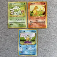 フシギダネ ヒトカゲ ゼニガメ 旧裏