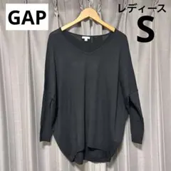 Gap Vネックエクストラファインメリノウール ニット XS/S 黒