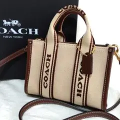 COACH スミス ミニ トート ショルダーバッグ レザー