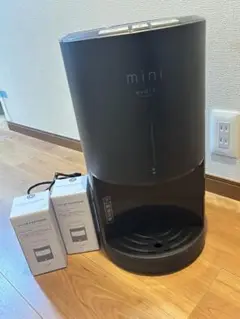 美品】エブリィフレシャス ミニ 黒 置型浄水器 未使用カートリッジ4個 美品】エブリィフレシャス ミニ 黒 置型浄水器 未使用